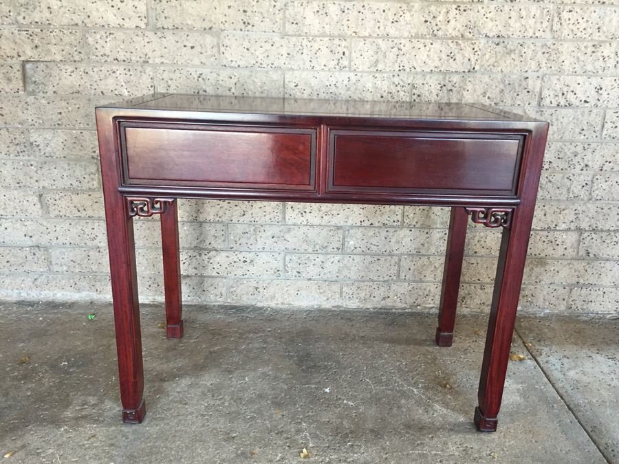 Oriental Rosewood Desk With Chair [Photo 3]