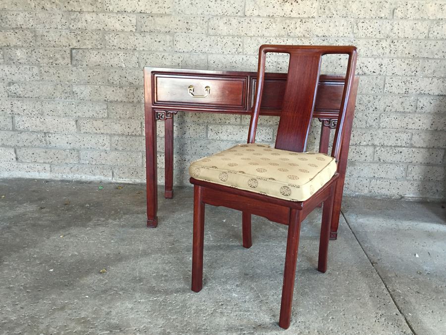 Oriental Rosewood Desk With Chair [Photo 19]