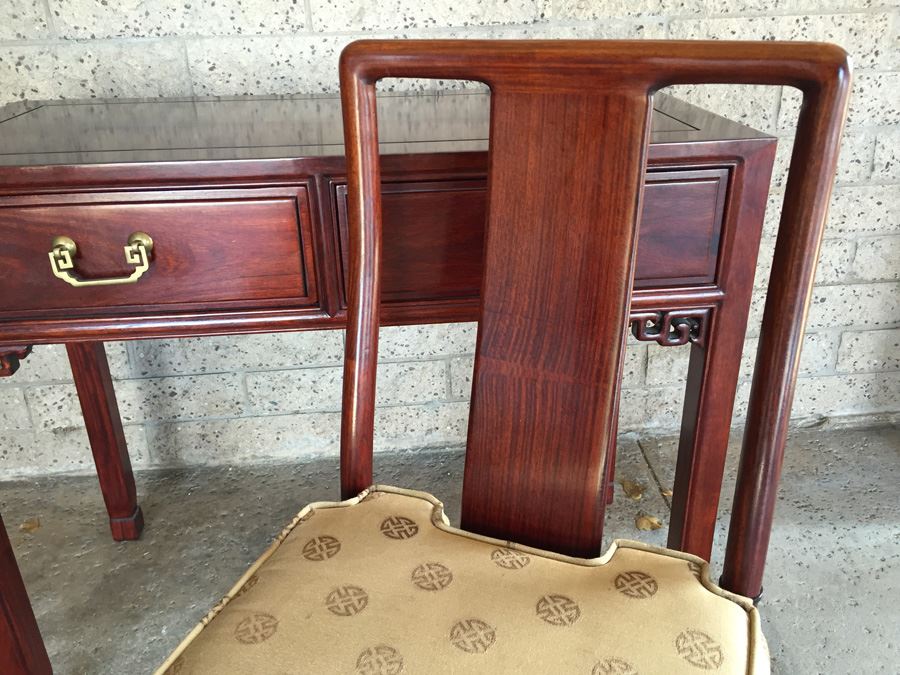 Oriental Rosewood Desk With Chair [Photo 21]