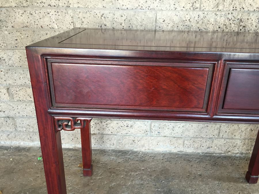 Oriental Rosewood Desk With Chair [Photo 18]
