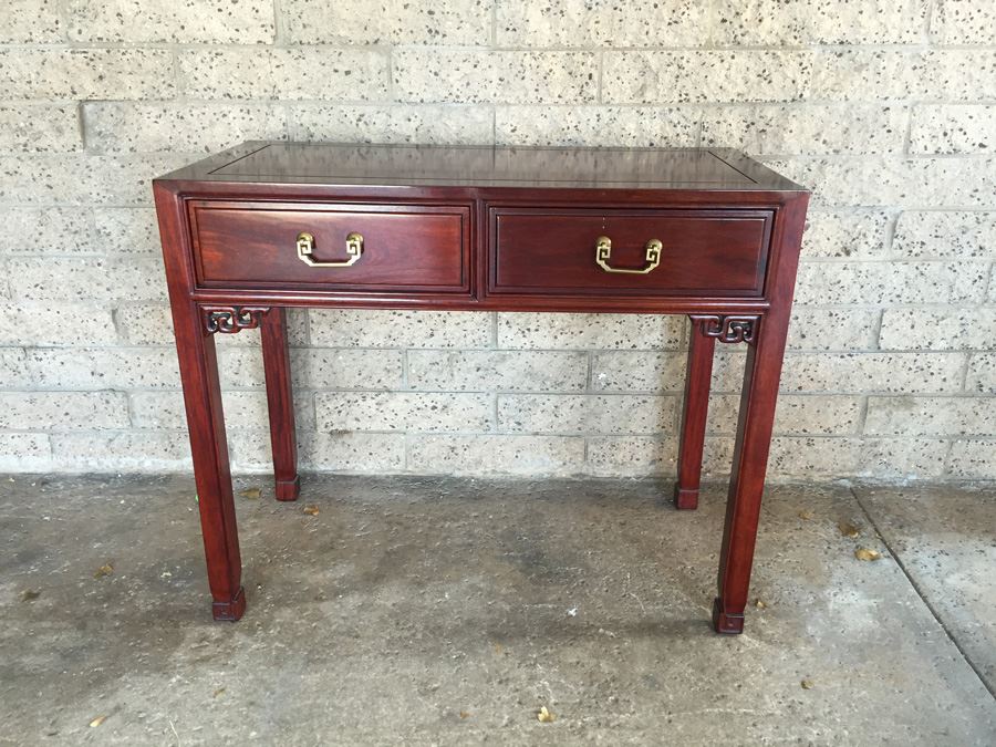 Oriental Rosewood Desk With Chair [Photo 4]
