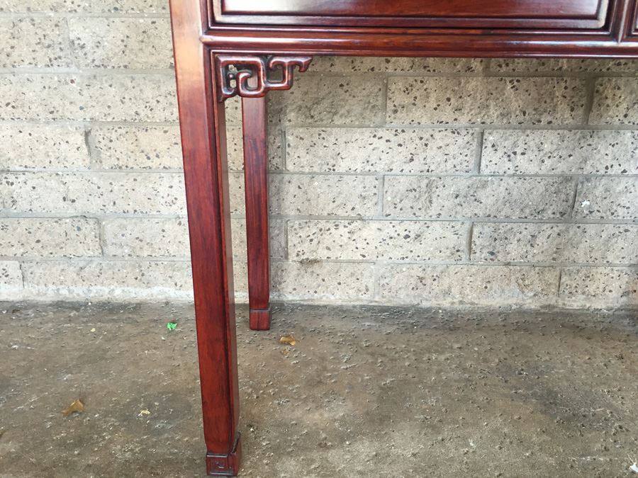 Oriental Rosewood Desk With Chair [Photo 8]
