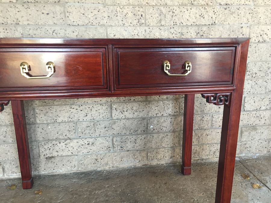 Oriental Rosewood Desk With Chair [Photo 9]