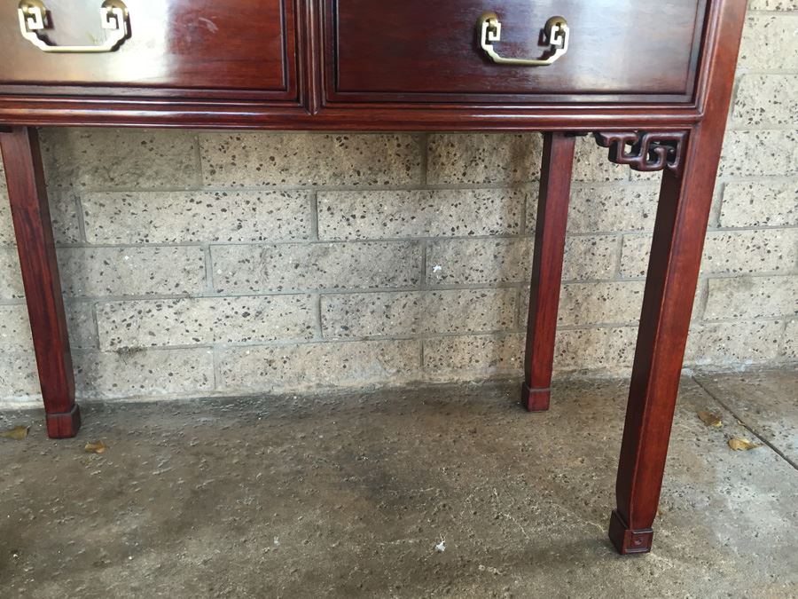 Oriental Rosewood Desk With Chair [Photo 10]