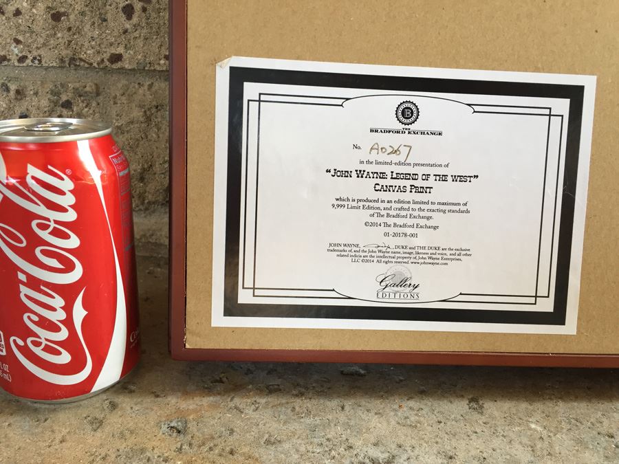 'John Wayne: Legend Of The West' Canvas Limited Edition Print [Photo 5]