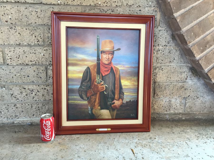 'John Wayne: Legend Of The West' Canvas Limited Edition Print