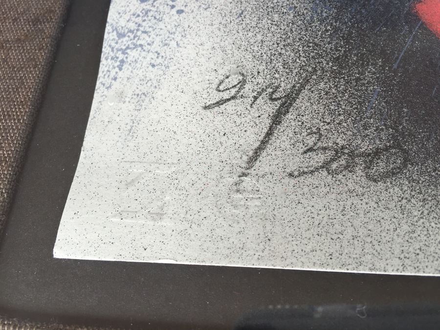 Large Hand Signed Limited Edition Print Of Woman With Rose [Photo 5]