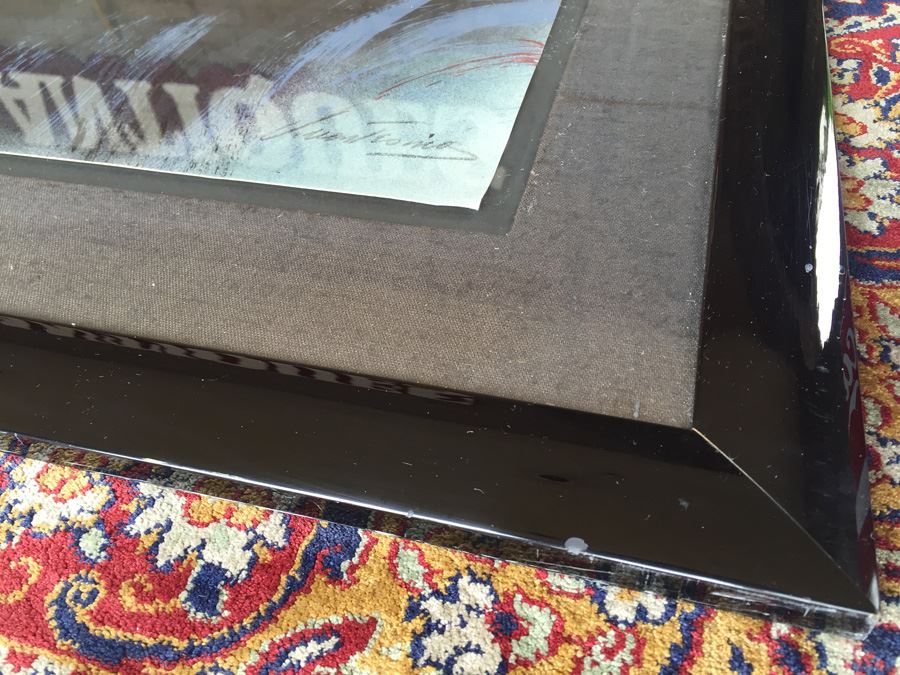 Large Hand Signed Limited Edition Print Of Woman With Rose [Photo 9]