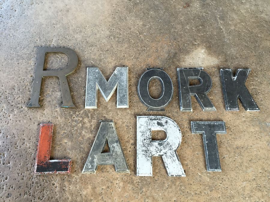 Vintage Metal Letters [Photo 1]