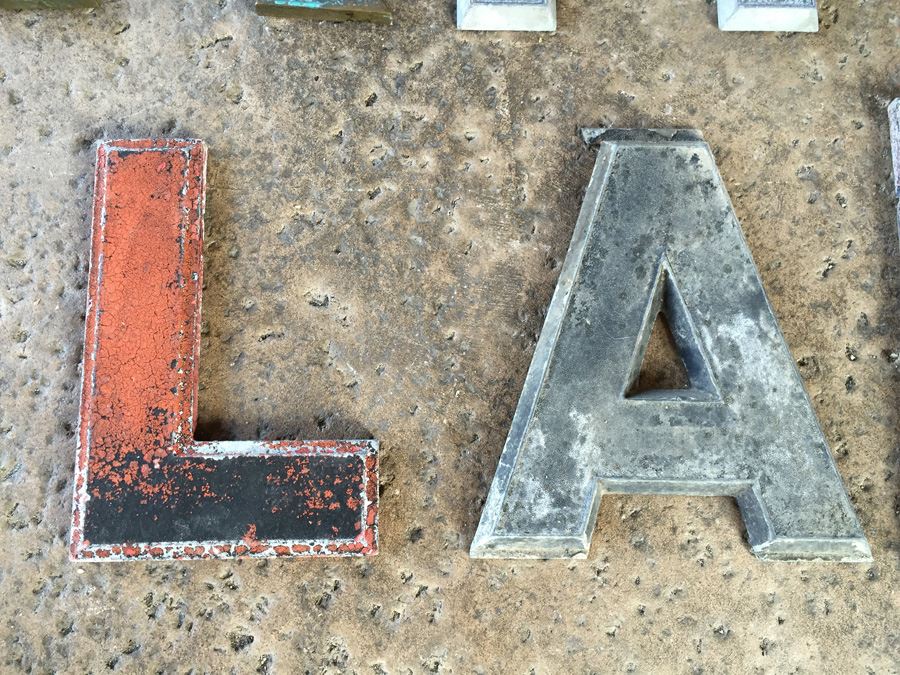 Vintage Metal Letters [Photo 3]