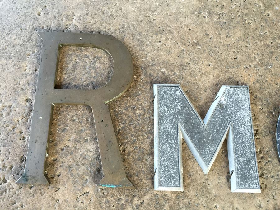 Vintage Metal Letters [Photo 4]