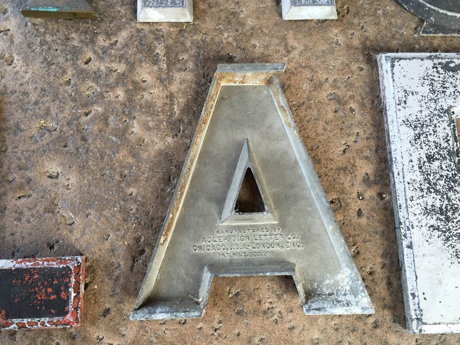 Vintage Metal Letters [Photo 12]