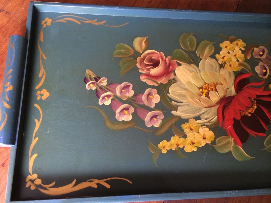 Hand Painted Tray [Photo 4]