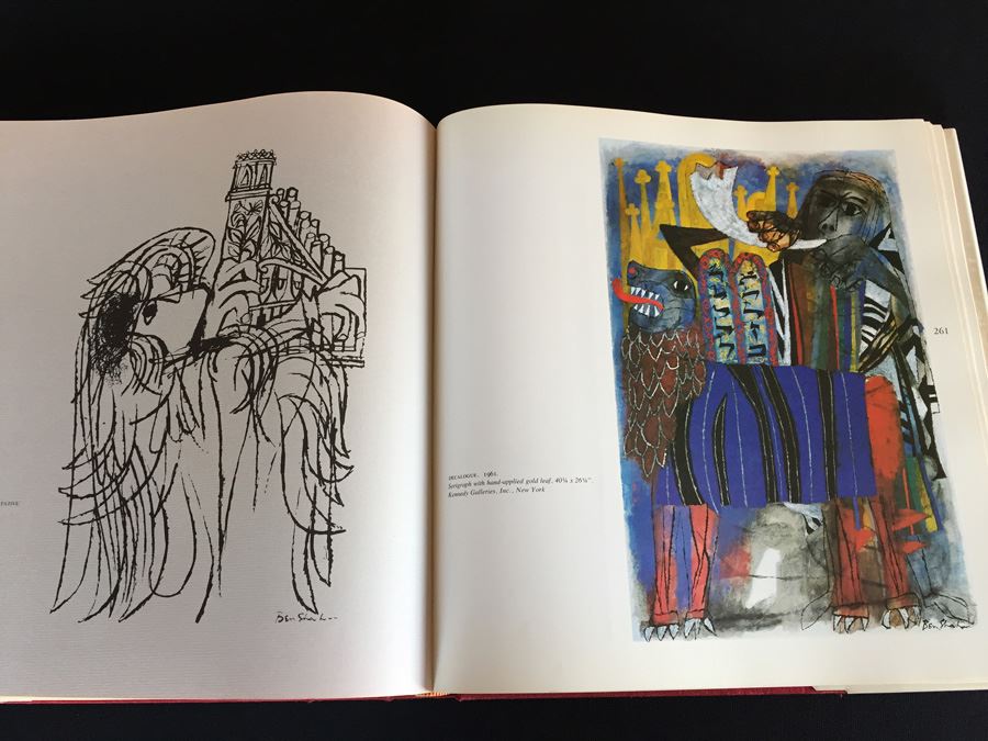 Ben Shahn. 1972. Art Book. Cloth with Dustjacket. (1st Edition) Printed In Japan [Photo 7]