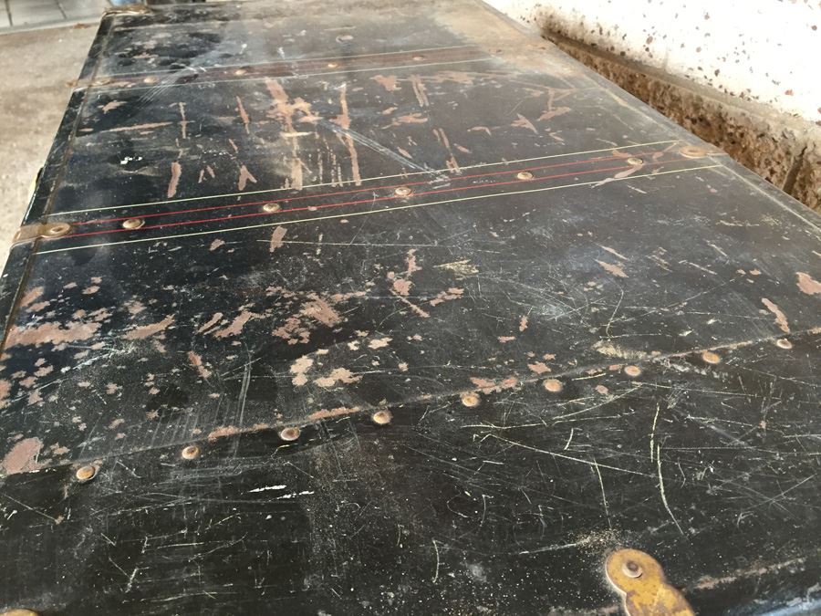 Vintage Steamer Trunk Lock Has Been Broken [Photo 6]