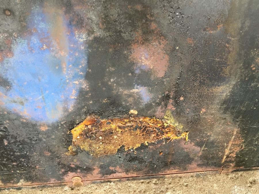 Vintage Steamer Trunk Lock Has Been Broken [Photo 12]