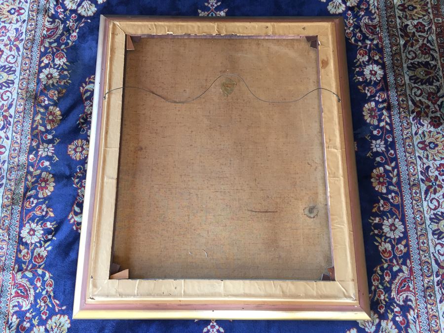 Charles T. Phelan 1900 Original Oil Painting Of Sheep In The Forest Signed In Lower Left Corner Estimate $2,000-$3,000 [Photo 18]