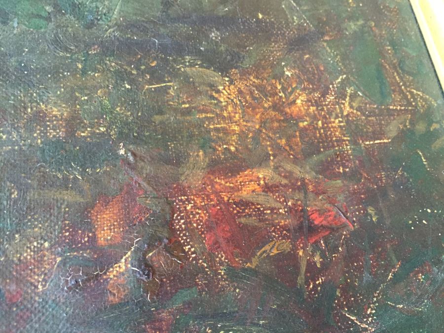 Charles T. Phelan 1900 Original Oil Painting Of Sheep In The Forest Signed In Lower Left Corner Estimate $2,000-$3,000 [Photo 11]