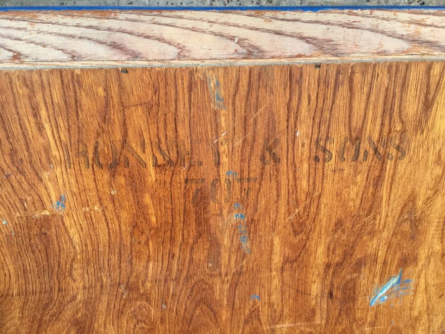 Blue Retro Mid-Century Nightstand By Ronney and Sons [Photo 10]