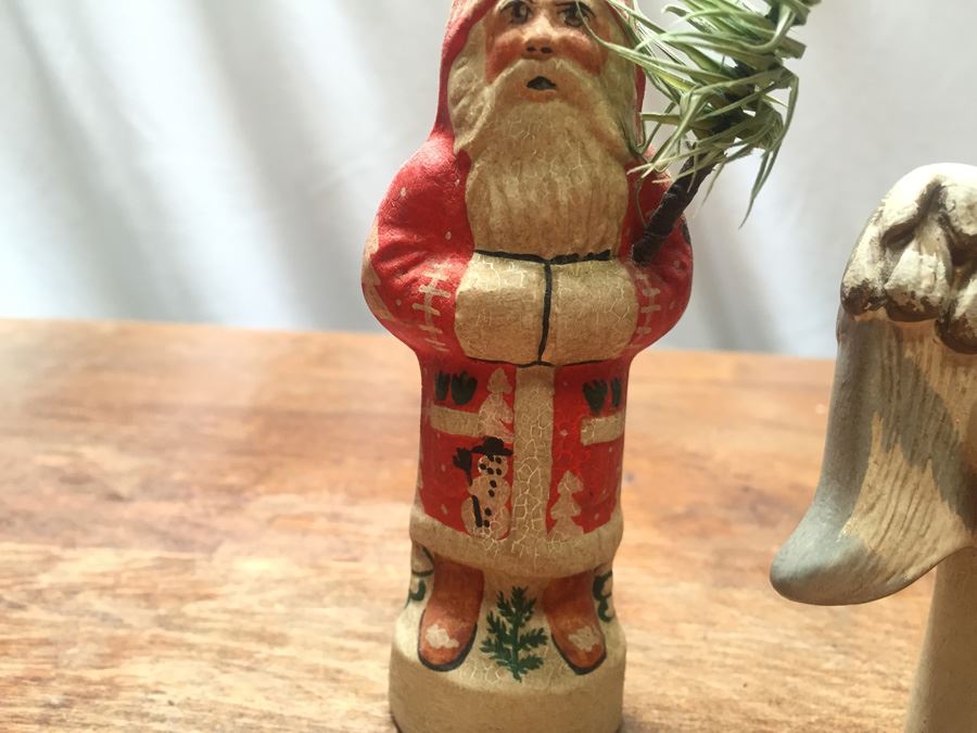 Vaillancourt Folk Art Hand Painted Chalkware Sutton, MA #293 1995 & 5th Collectors Weekend #92 Of 325 1999 [Photo 13]