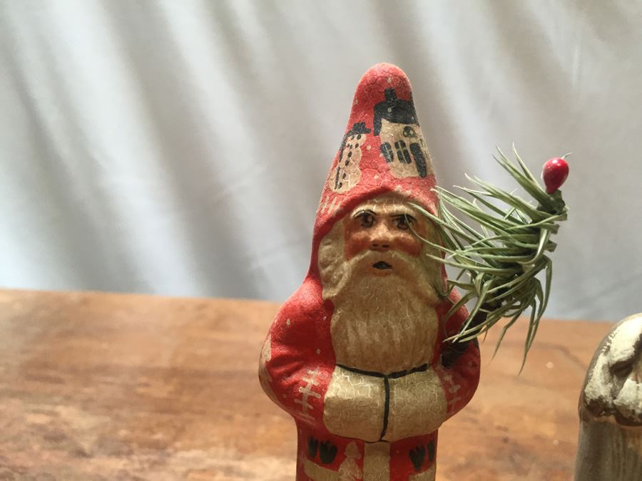 Vaillancourt Folk Art Hand Painted Chalkware Sutton, MA #293 1995 & 5th Collectors Weekend #92 Of 325 1999 [Photo 12]