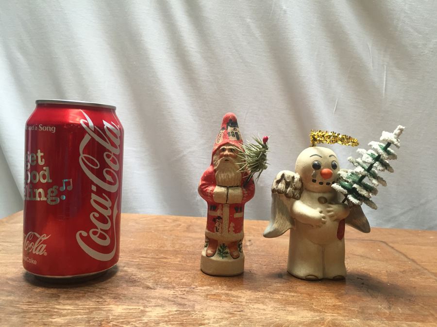 Vaillancourt Folk Art Hand Painted Chalkware Sutton, MA #293 1995 & 5th Collectors Weekend #92 Of 325 1999 [Photo 1]