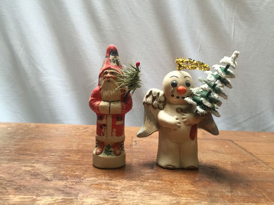 Vaillancourt Folk Art Hand Painted Chalkware Sutton, MA #293 1995 & 5th Collectors Weekend #92 Of 325 1999 [Photo 6]