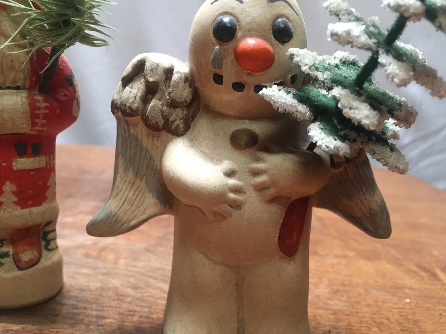 Vaillancourt Folk Art Hand Painted Chalkware Sutton, MA #293 1995 & 5th Collectors Weekend #92 Of 325 1999 [Photo 11]