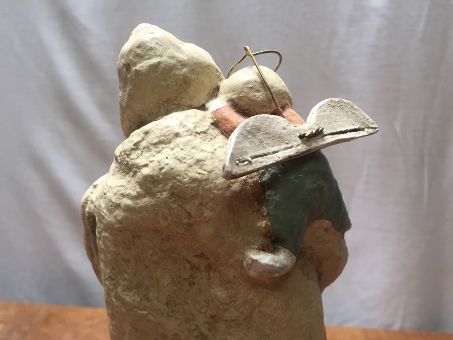 Debbee Thibault Folk Art Limited Edition Hand Painted Signed Santa With Cherub 1998 [Photo 11]