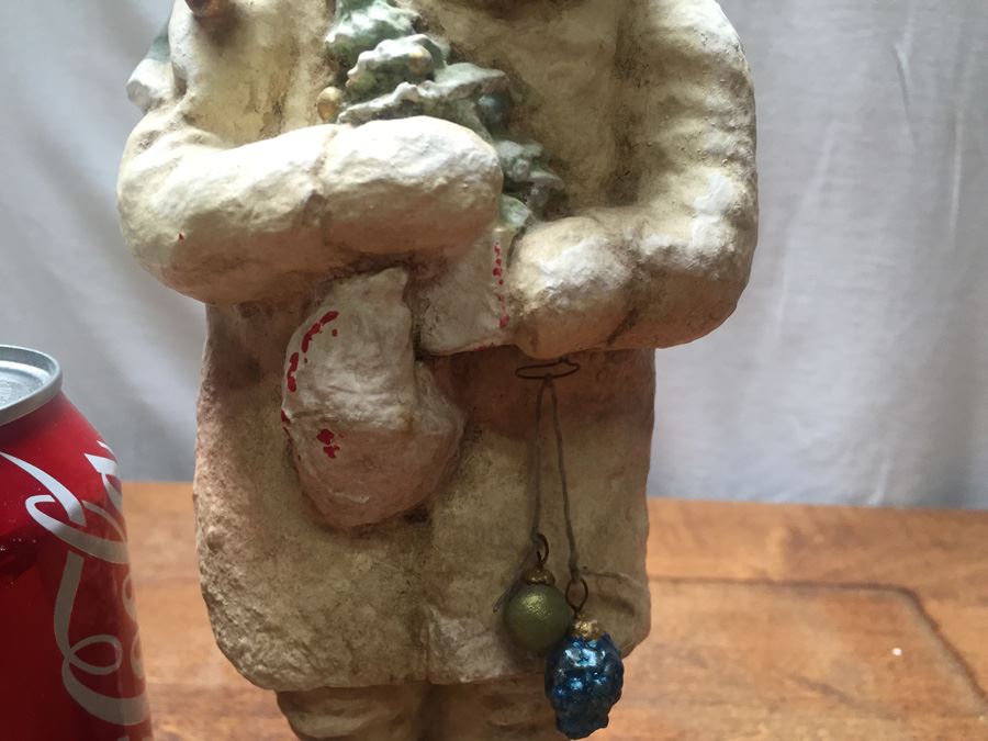 Debbee Thibault Folk Art Limited Edition Hand Painted Signed Santa With Cherub 1998 [Photo 7]