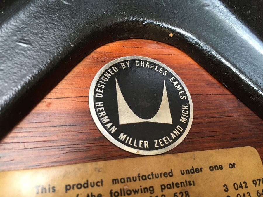 Vintage Rosewood Lounge Chair And Ottoman By Charles Eames (Herman Miller) [Photo 22]