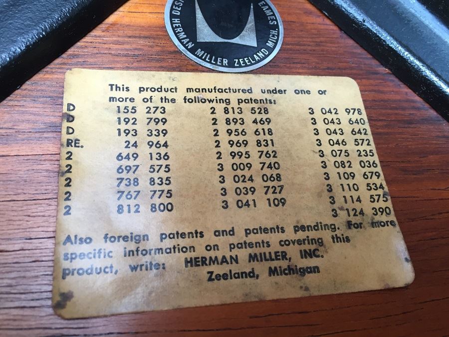 Vintage Rosewood Lounge Chair And Ottoman By Charles Eames (Herman Miller) [Photo 23]