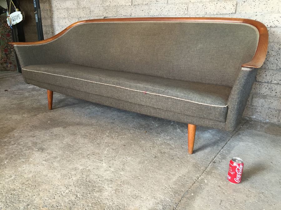 Elegant Scandinavian Modern Sofa And Chair Set By Vatne Mobler Retailed By Georg Jensen New York City [Photo 9]