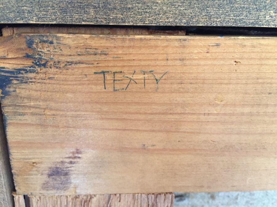 Original Large Oil Painting By Robert Piesen Titled GEHINNOM 1962 [Photo 13]