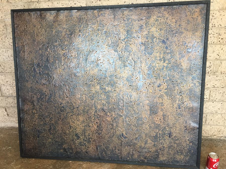 Original Large Oil Painting By Robert Piesen Titled GEHINNOM 1962 [Photo 2]