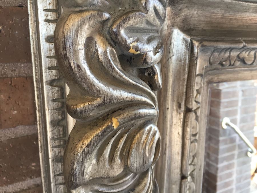 Very Large Ornate Wall Beveled Glass Mirror [Photo 5]