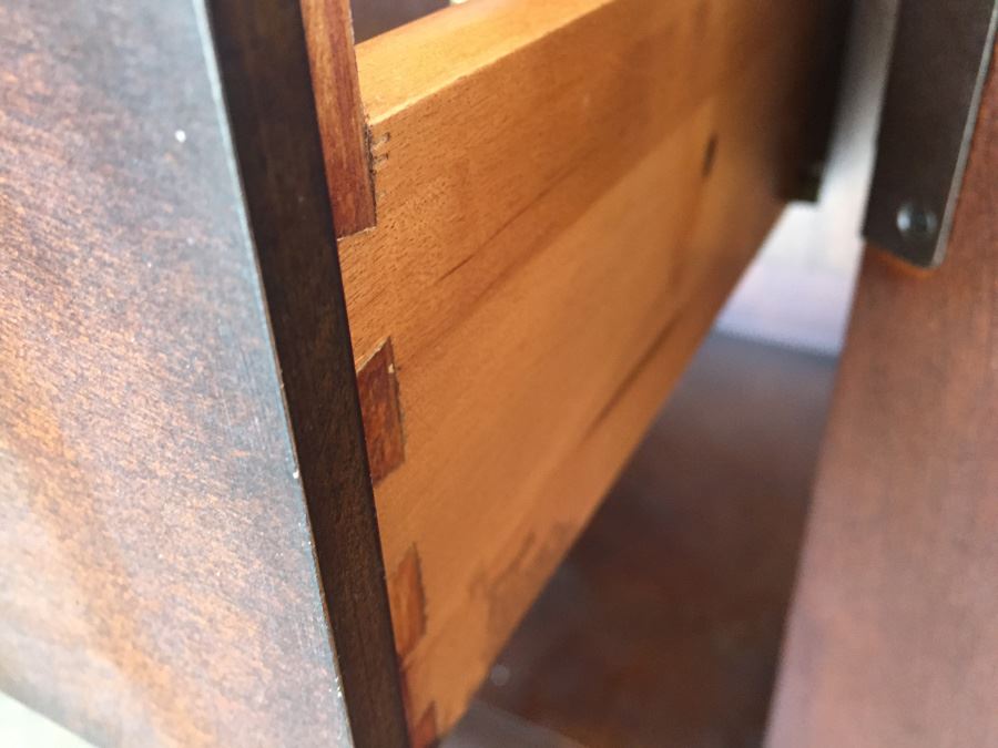 Elegant Wooden Credenza Buffet With Brass Accents By Fine Furniture Design [Photo 3]