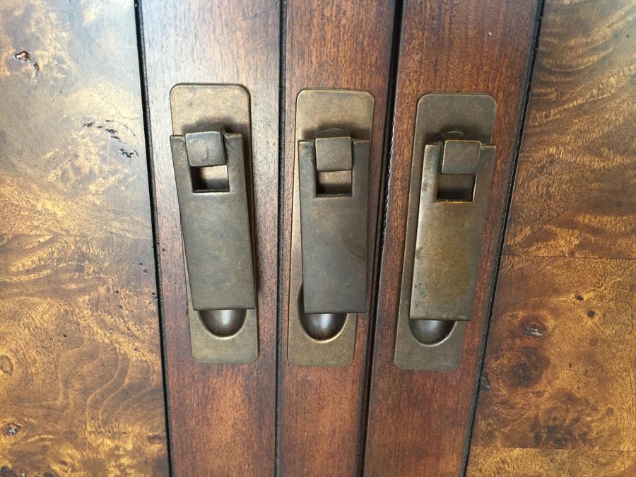 Elegant Wooden Credenza Buffet With Brass Accents By Fine Furniture Design [Photo 7]