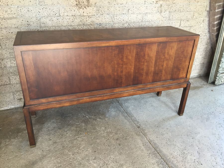 Elegant Wooden Credenza Buffet With Brass Accents By Fine Furniture Design [Photo 16]