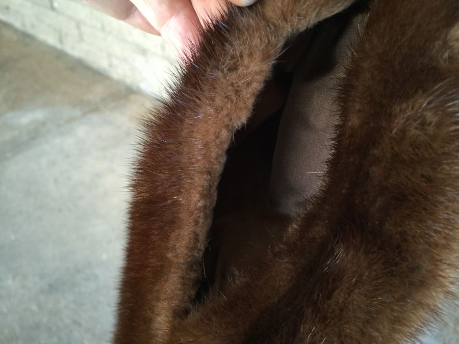 Dark Brown Fur Marston's San Diego Shawl [Photo 4]