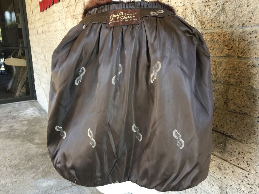 Dark Brown Graf's Furs La Jolla Fur Short Coat [Photo 6]