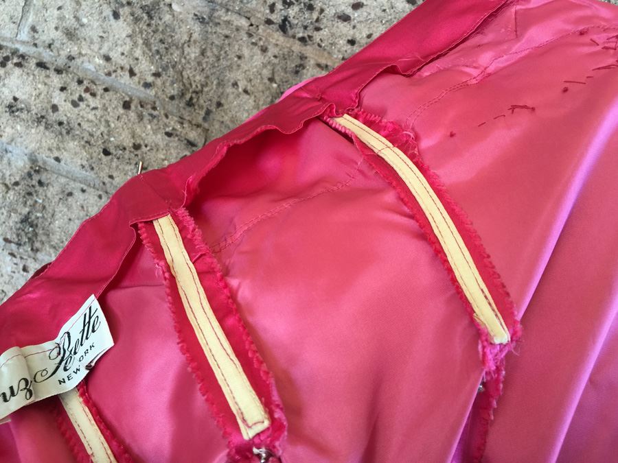 Fuchsia Vintage Bowtie Detail Suzy Perette New York Dress [Photo 5]