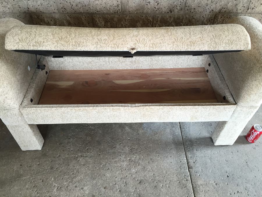 Upholstered Bench With Storage [Photo 3]