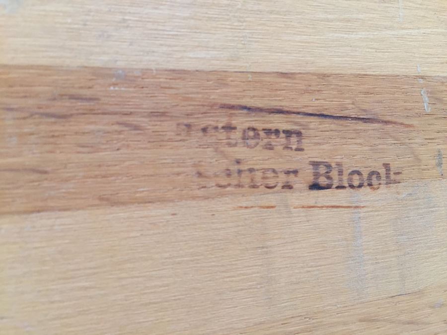 Vintage Butcher Block Table [Photo 3]
