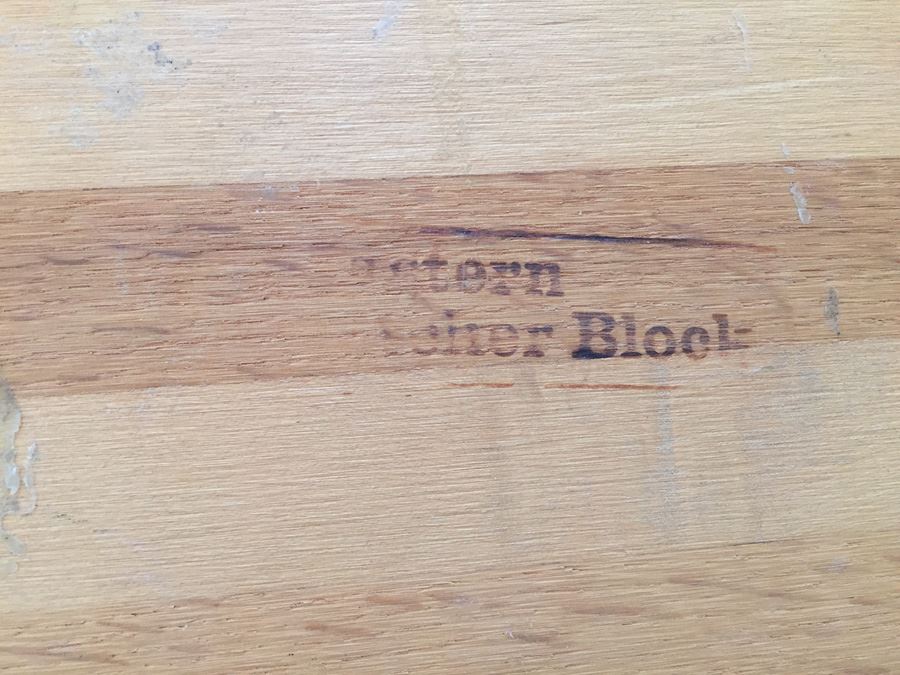 Vintage Butcher Block Table [Photo 10]