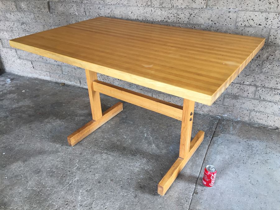 Vintage Butcher Block Table [Photo 6]
