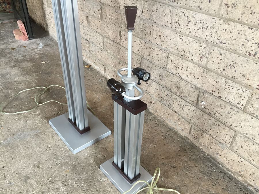 Modern Silver Floor And Table Lamp [Photo 6]