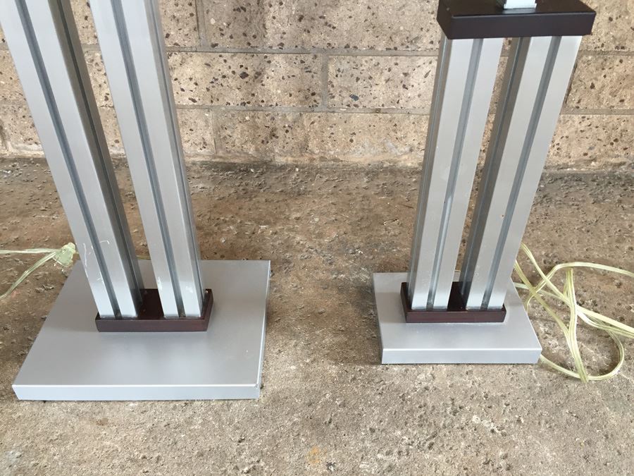 Modern Silver Floor And Table Lamp [Photo 7]