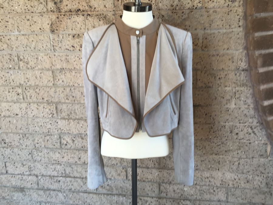 Stylish BCBG Maxazria Suede Jacket [Photo 1]