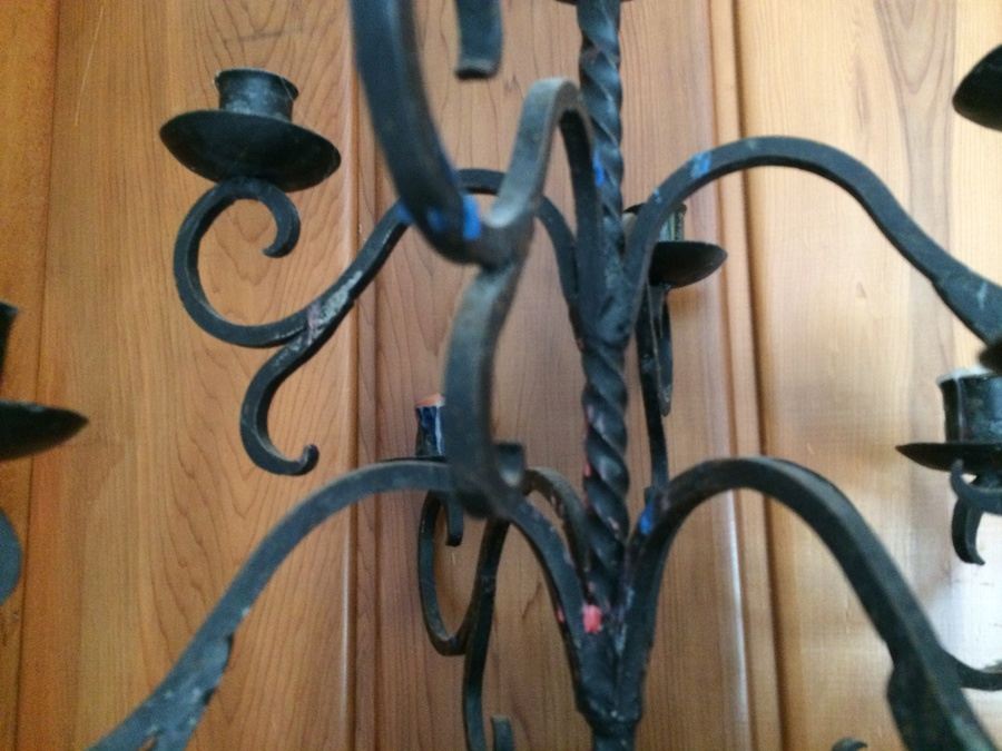 Pair of Wrought Iron Candleabras [Photo 6]
